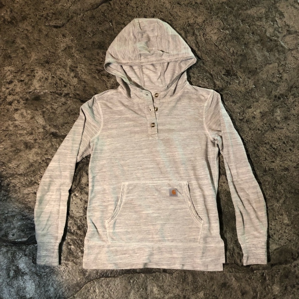 Carhartt Womens Small Thermal Long Sleeve hooded